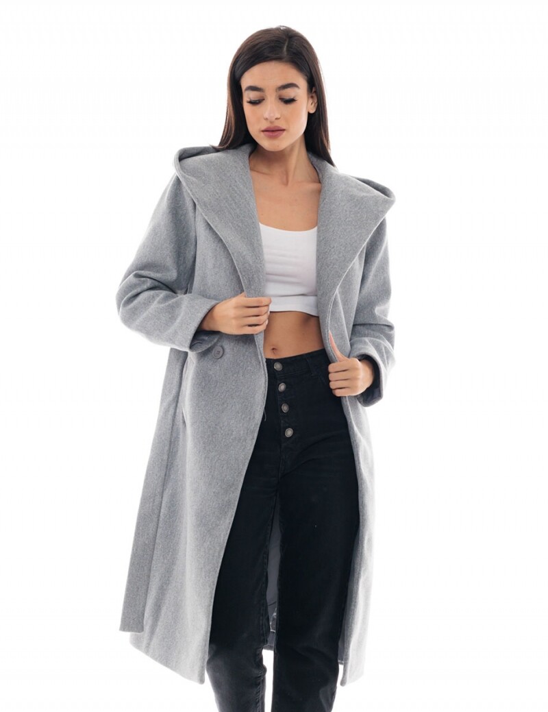 Γυναικεία Παλτό με Κουκούλα Online - Κορυφαία προϊόντα για Γυναικεία Ρούχα  χρώματος ΓΚΡΙ και έκπτωση 0% - 30% | Outfit.gr