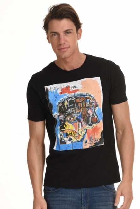 ΜΑΥΡΟ ΑΝΔΡΙΚΑ ΜΠΛΟΥΖΕΣ-ΦΟΥΤΕΡ-ΠΛΕ Biston fashion ανδρικό t-shirt -  45-206-059 | Boogie