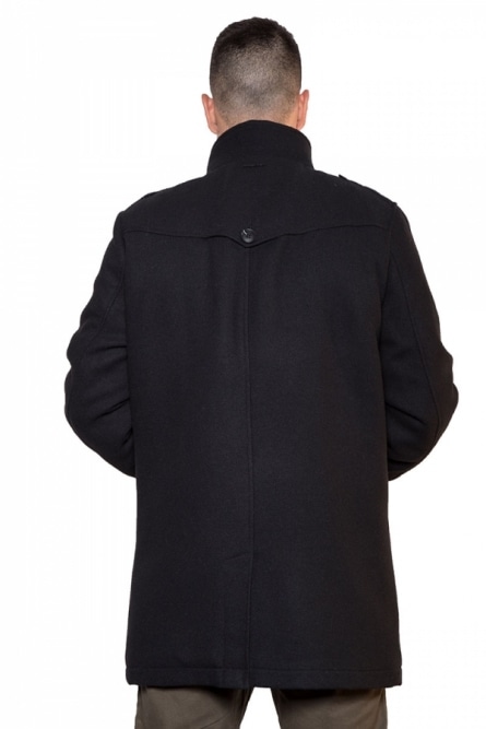 ΜΑΥΡΟ ΑΝΔΡΙΚΑ ΜΠΟΥΦΑΝ Biston fashion ανδρικό παλτό - 42-201-065 | Boogie