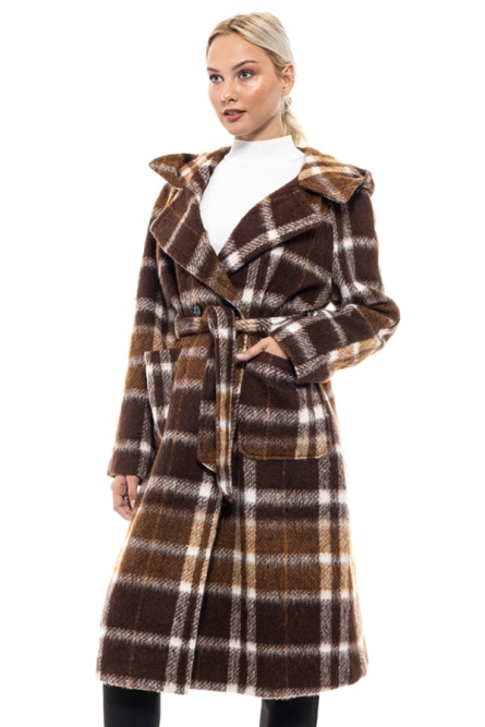 ΚΑΦΕ Biston fashion γυναικείο μακρύ παλτό - 46-101-014-380-S | Boogie