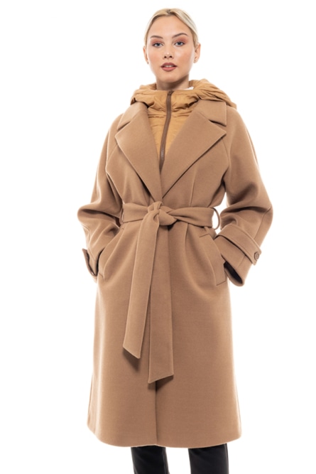 ΚΑΜΗΛΟ Biston fashion γυναικείο μακρύ παλτό - 46-101-047-010-S | Boogie