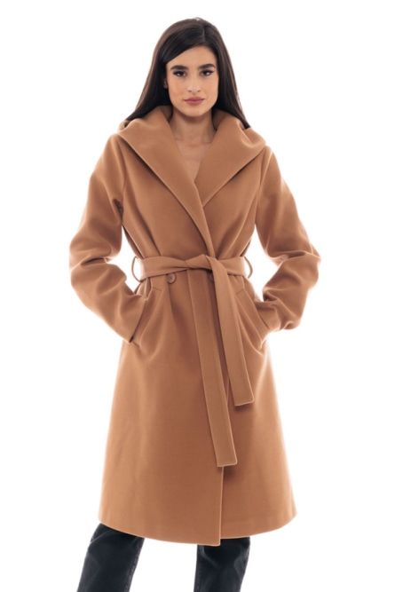ΚΑΜΗΛΟ Biston fashion γυναικείο μακρύ παλτό - 48-101-064-010-S | Boogie