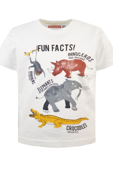 ΕΚΡΟΥ Energiers Μακό μπλούζα Fun Facts - 12-223147-5 | Boogie