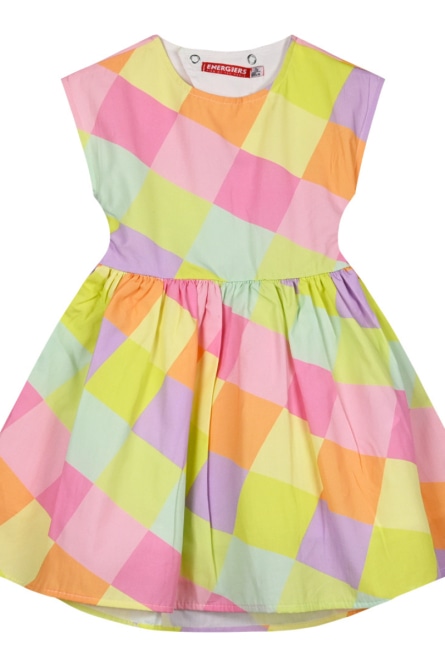 Energiers  Παιδικό πολύχρωμο καρό φόρεμα για κορίτσι