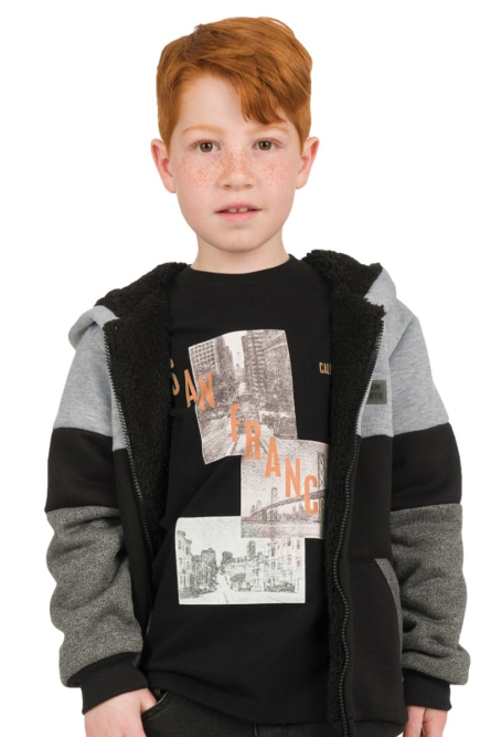 Energiers Βαμβακερή μακό μπλούζα για αγόρι