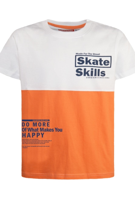 Energiers Βαμβακερή μακό μπλούζα τύπωμα Skate Skills