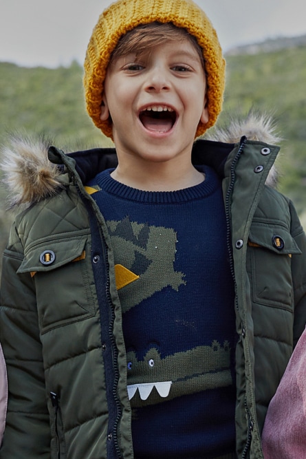 Energiers Βαμβακερό πουλόβερ με σχέδιο  για αγόρι