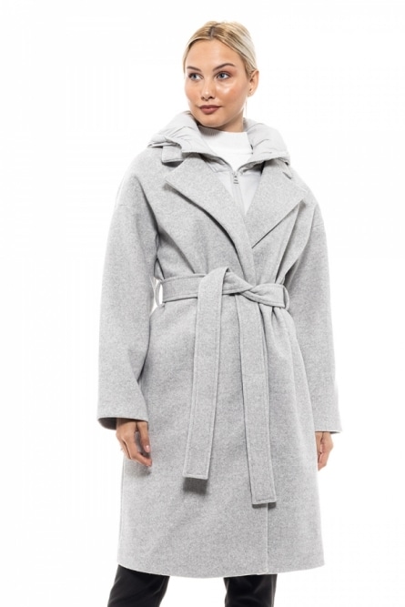 ΑΝ. ΓΚΡΙ ΓΥΝΑΙΚΕΙΑ ΜΠΟΥΦΑΝ Splendid fashion γυναικείο μακρύ παλτό -  46-101-036 | Boogie