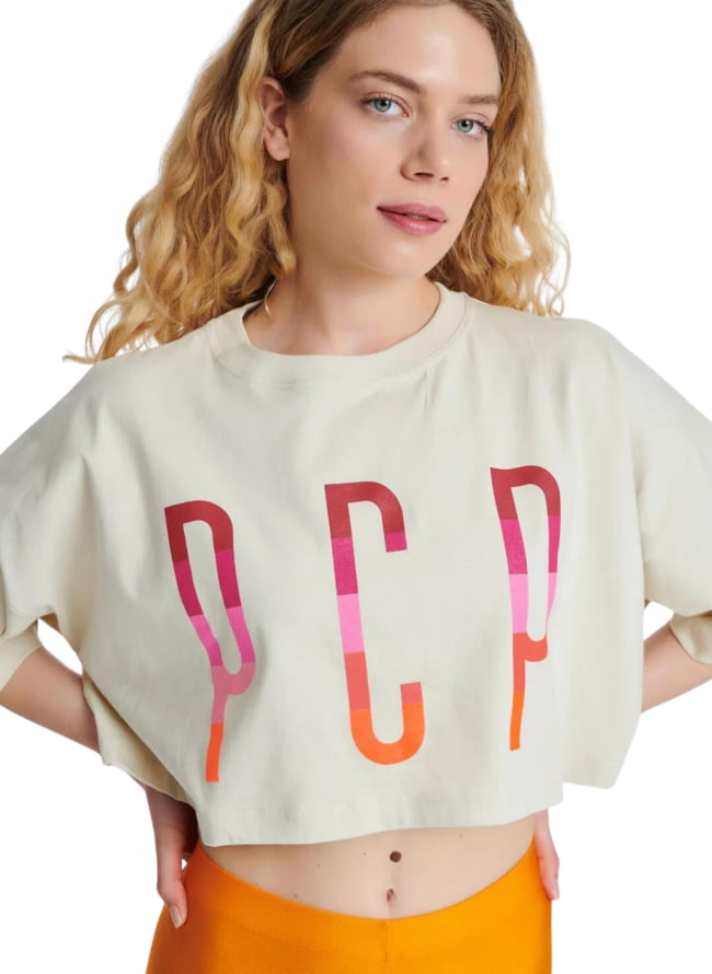PCP Harmony Ροζ Κοντό Μπλουζάκι