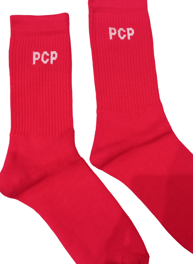 PCP Unisex Κάλτσες κόκκινο