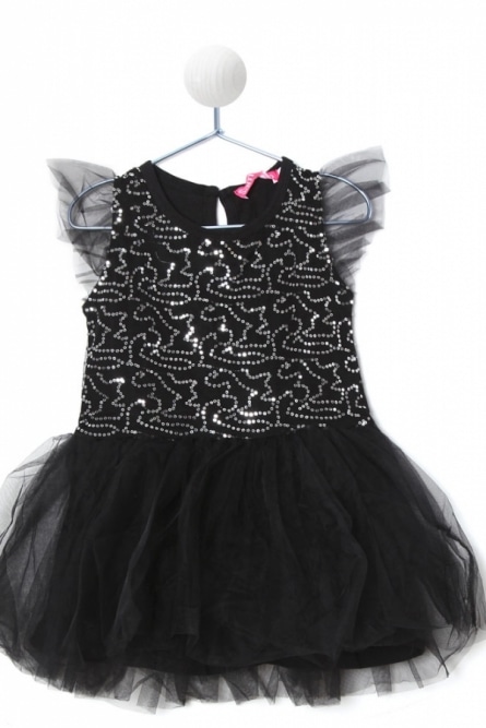 SAM 0-13 Μαύρο Φόρεμα Για Κορίτσι 2-6 Ετών