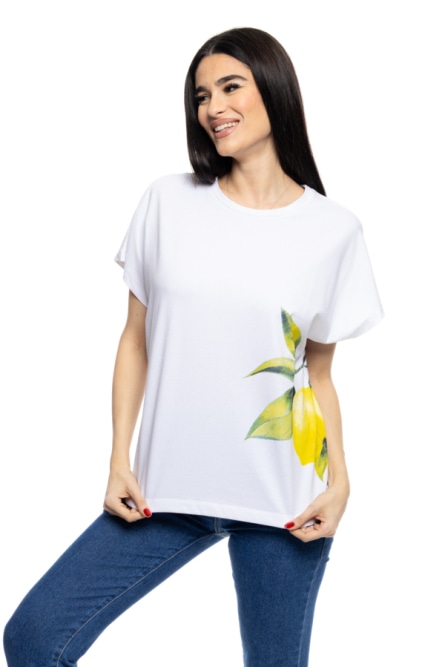 S' Γυναικείο t-shirt με τύπωμα ''LEMON''
