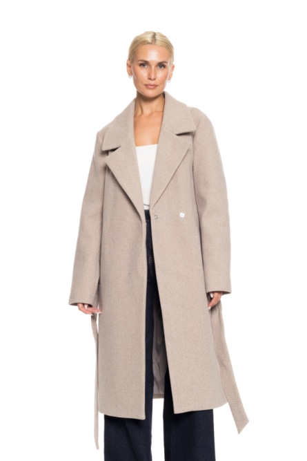 Splendid fashion γυναικείο μακρύ μάλλινο πανωφόρι