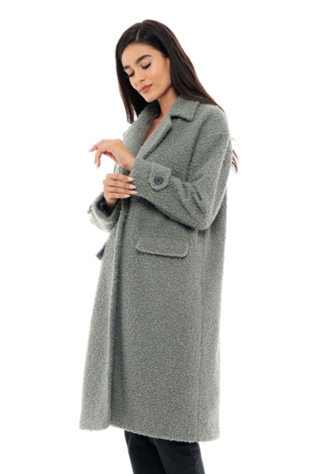 Splendid fashion γυναικείο μακρύ παλτό από προβατάκι